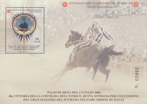 2000 FOGLIETTO PALIO DI SIENA