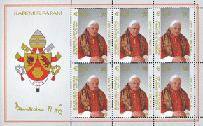 2005 FOGLIETTO BENEDETTO XVI