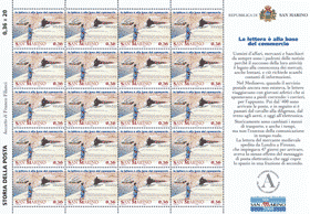2005 MINIFOGLIO STORIA DELLA POSTA