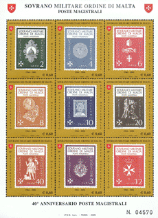 2006 FOGLIETTO POSTE MAGISTRALI