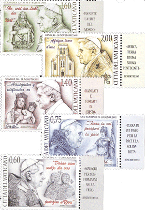 2012 MINIFOGLIO VIAGGI DI BENEDETTO XVI