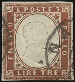 1861-1863 (013) REGNO n. 18A USATO
