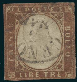 1861-1863 (012) REGNO n. 18 USATO