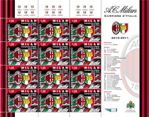 2011 MINIFOGLIO MILAN CAMPIONE
