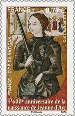 2012 FRANCIA GIOVANNA D ARCO 1 valore
