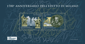 2013 FOGLIETTO EDITTO DI MILANO.