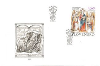 2013 SLOVACCHIA FDC EVANGELIZZAZIONE GRANDE MORAVIA