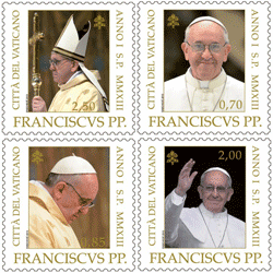 2013 MINIFOGLIO INIZIO PONTIFICATO PAPA FRANCESCO