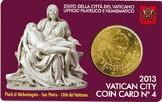 2013 -  n. 4 - Ultima con la moneta di Papa Benedetto XVI