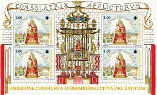 2016 EMISSIONE CONGIUNTA VATICANO - LUSSEMBURGO
