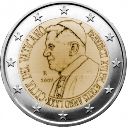 2007 Vaticano  80° compleanno Benedetto XVI - immagine 2