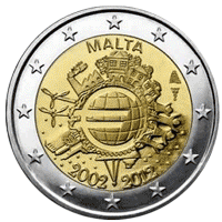 2012 Malta - Decennale Euro