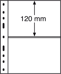 cod.309942 Fogli OPTIMA 2C (per banconote di medie dimensioni)