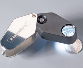LENTE TASCABILE CON LUCE LED 10X