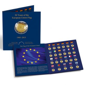 FOLDER PRESSO PER IL " 30° ANNIVERSARIO DELLA BANDIERA EUROPEA"