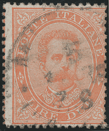 1879 (10) UMBERTO I N. 43 USATO