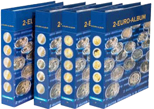 5 Album per i 2 Euro commemorativi