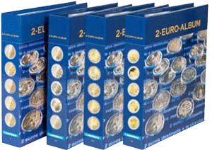 5 Album per i 2 Euro commemorativi - RomanPhil - Filatelia