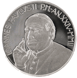 2002 -5 Euro Argento Vaticano