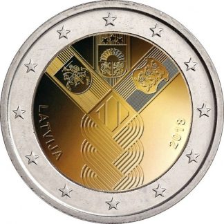 2018 LETTONIA - 100° STATI BALTICI