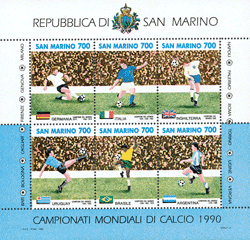 1990 FOGLIETTO MONDIALI CALCIO