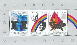 1991 FOGLIETTO NUOVA EUROPA