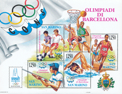 1992 FOGLIETTO OLIMPIADI BARCELLONA
