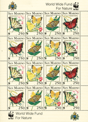 1993 MINIFOGLIO FARFALLE