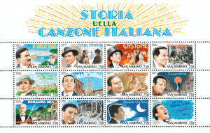 1996 FOGLIETTO CANZONE ITALIANA