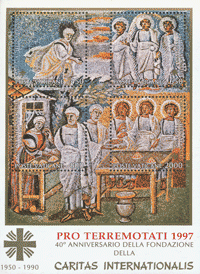 1997 FOGLIETTO PRO TERREMOTATI