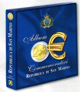 ALBUM PER 2 EURO SAN MARINO - ABAFIL