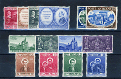 <b>1957 </b> (Ann.CPL) Francobolli Vaticano  - Pontificato di Pio XII
