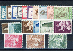 <b>1965 </b> (ANN.CPL) Francobolli Vaticano - Pontificato di Paolo VI