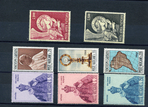 <b>1968 </b> (ANN.CPL) Francobolli Vaticano  - Pontificato di Paolo VI