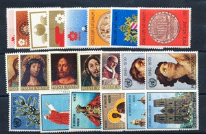 <b>1970 </b> (ANN.CPL) Francobolli Vaticano  - Pontificato di Paolo VI