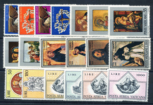 <b>1971 </b> (ANN.CPL) Francobolli Vaticano  - Pontificato di Paolo VI