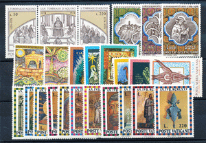 <b>1974 </b> (ANN.CPL) Francobolli Vaticano - Pontificato di Paolo VI