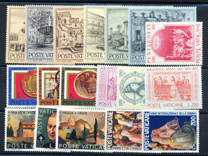 <b>1975 </b> (ANN.CPL) Francobolli Vaticano  - Pontificato di Paolo VI
