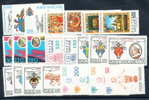 <b>1979 </b> (ANN.CPL) Francobolli Vaticano  - Pontificato di G. Paolo II