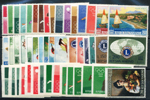 1960 (ANN. CPL) Francobolli San Marino 1960