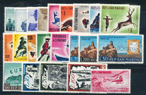 1961 (ANN. CPL) Francobolli San Marino 1961
