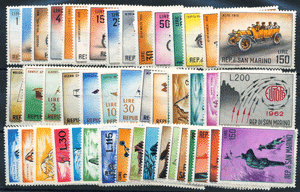 1962 (ANN. CPL) Francobolli San Marino 1962
