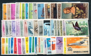 1963 (ANN. CPL) Francobolli San Marino 1963
