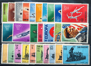 1964 (ANN. CPL) Francobolli San Marino 1964