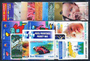 2002 (ANN. CPL) Francobolli San Marino 2002
