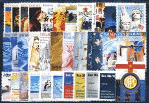 2008 (ANN. CPL) Francobolli San Marino 2008
