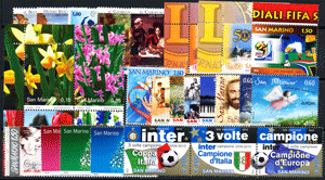 2010 (ANN. CPL) Francobolli San Marino 2010