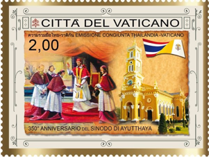 2014 MINIFOGLIO 350° Anniversario del sinodo di Ayutthaya