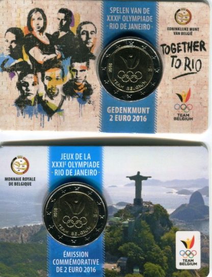 2016 BELGIO - Giochi olimpici  versione francese e olandese