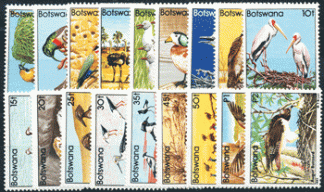 BOTSWANA 1982 - UCCELLI